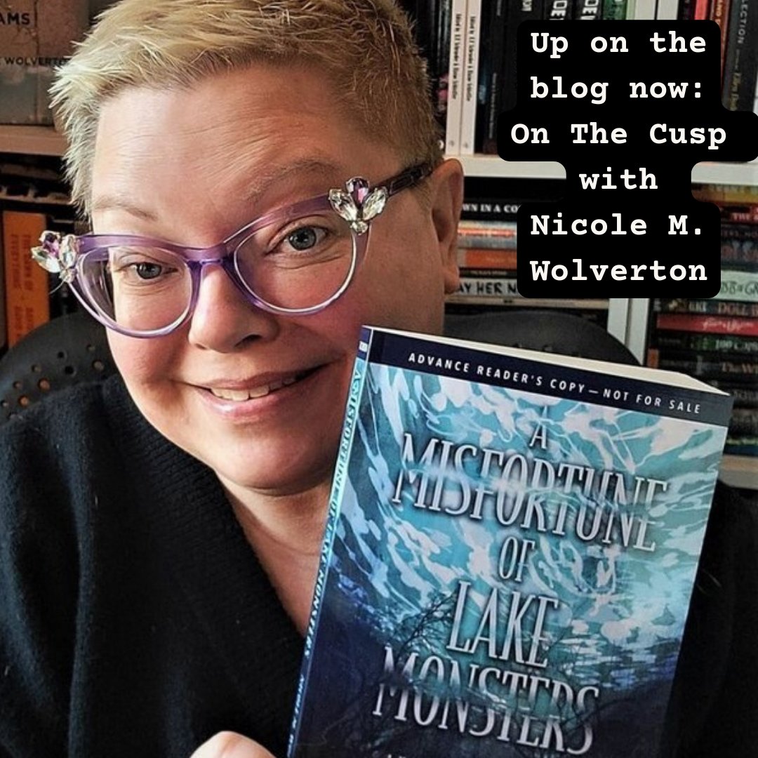 This week’s On The Cusp Q&A is up! This week we have Nicole M. Wolverton, whose young adult horror novel A Misfortune of Lake Monsters will be out in July. Link in bio! #NicoleMWolverton #AMisfortuneofLakeMonsters #writersOfTwitter #debutAuthor @2024debuts
