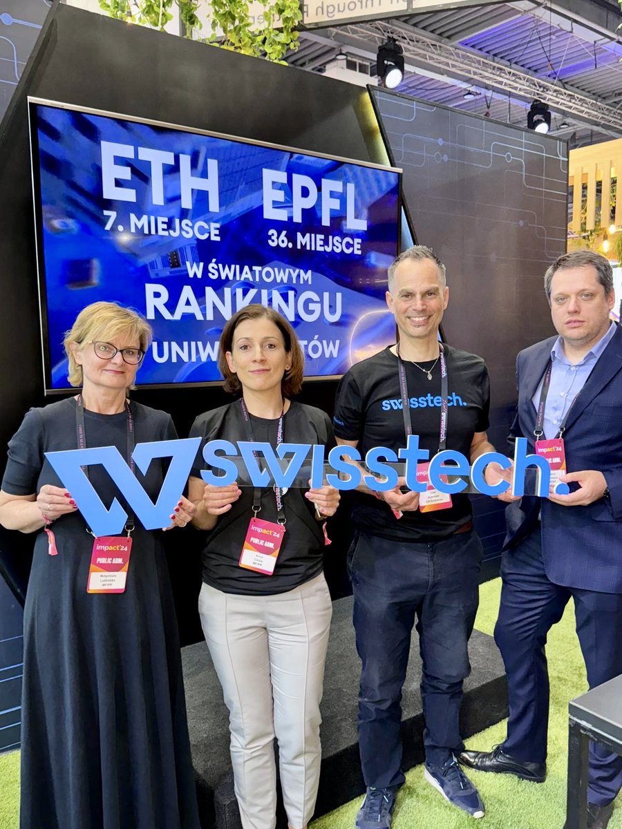 SwissPoland's tweet image. Team Poland-Switzerland on a 
mission to promote the🇨🇭-🇵🇱 Cooperation Programme which benefits Polish towns &amp;amp; boosts research excellence and innovation capacities.
⁦@MFIPR_GOV_PL⁩
⁦@NCBR_pl⁩
#programszwajcarski
#secondswisscontribution