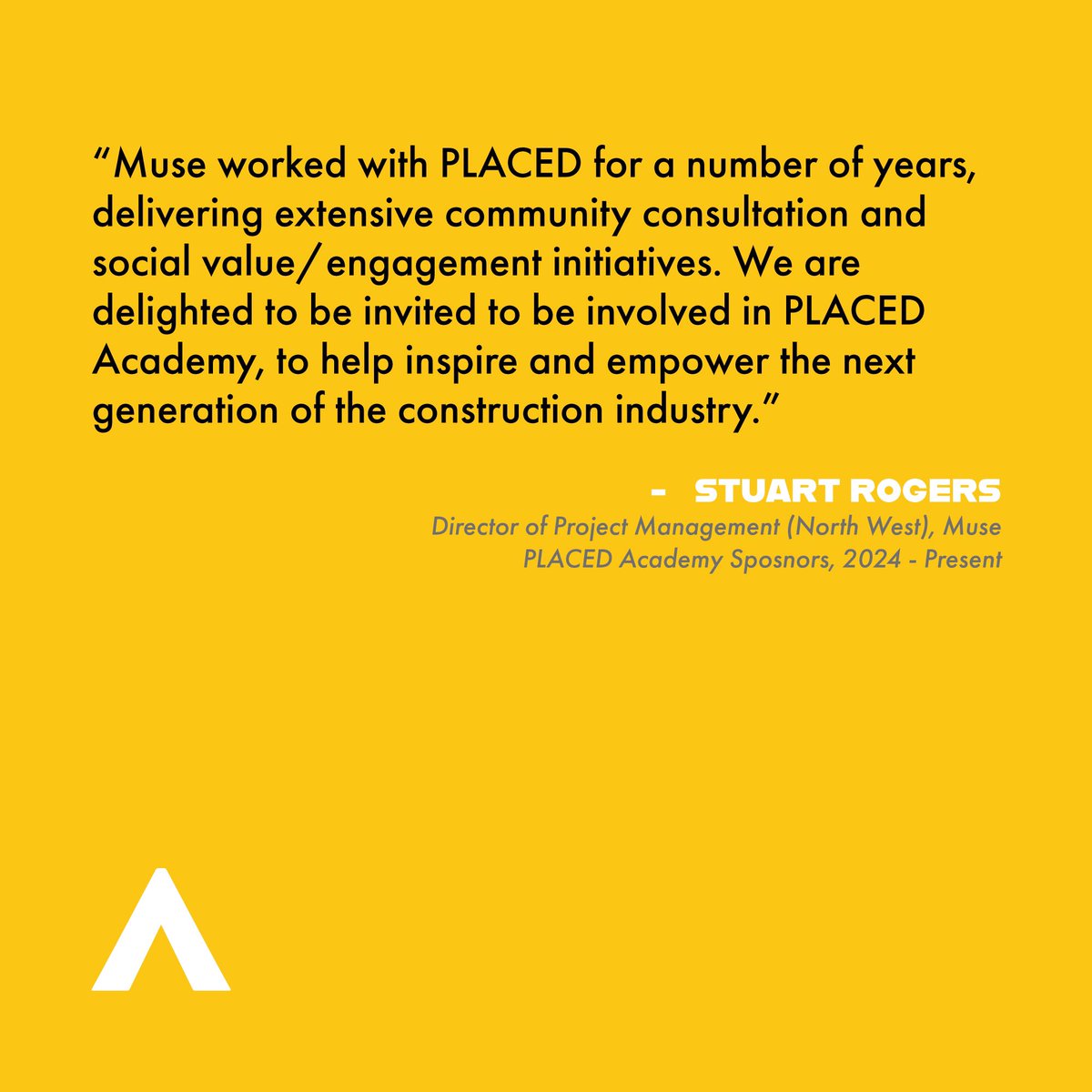 We are very proud to welcome @muse_places onboard our #PLACEDAcademy 2024-25 programme as Sponsors and very grateful for their support! 🎓 To find out more about our sponsorship opportunities, please head to: 🔗 placed-academy.com #PLACED