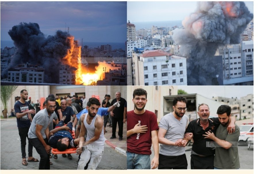Actualizado: Docenas de civiles fueron asesinados y otros heridos como consecuencia de los bombardeos de la ocupación israelí y fuego de artillería en varias zonas de la Franja de Gaza. #gazabajoataque🇵🇸