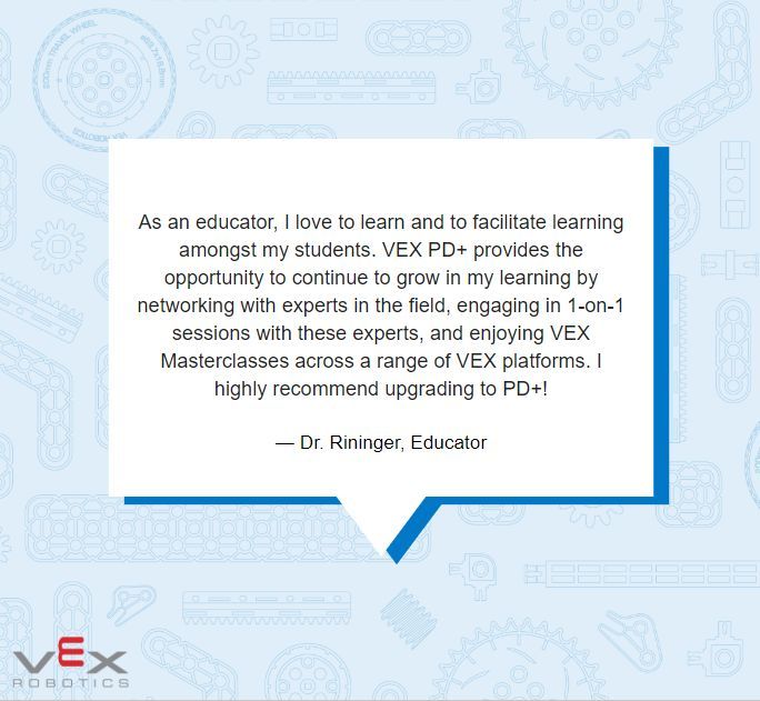 What are PD+ All-Access Members saying about VEX PD+?

#VEXRobotics