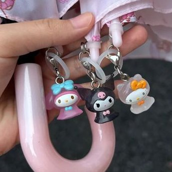 sanrio umbrella charms