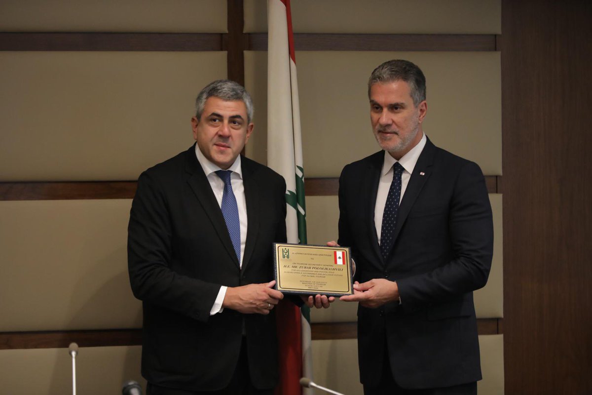 Today in Lebanon, I met with tourism representatives at the Ministry of Tourism. Grateful for the warm welcome by H.E. @walidr_nassar. Lebanon holds immense importance in global tourism, boasting excellent destinations like Bkassine and Douma, wine tourism and gastronomy.