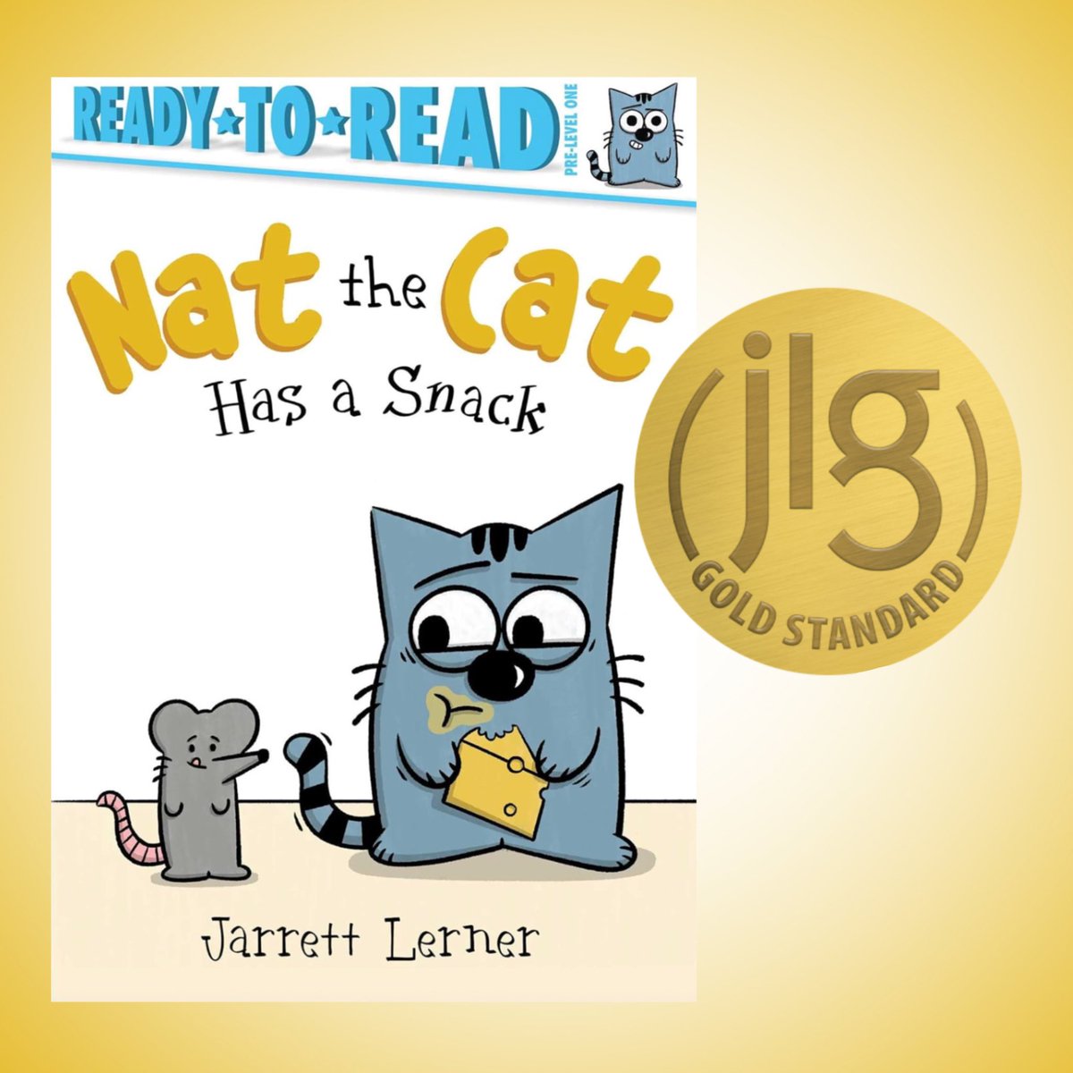 Nat the Cat Has a Snack is a Junior Library Guild Selection! So far, all three Nat books have received this honor. I’m grateful to Junior Library Guild for helping get these books of mine into the hands of many more readers!