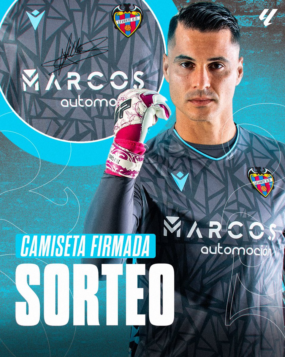 𝗦𝝝𝗥𝗧𝗘𝝝🧤🐸

Llévate la camiseta firmada de @AndresFdez86 ¿Cómo? 

🔁❤️ RT y LIKE al post  

PD: Ganador viernes a las 14h
