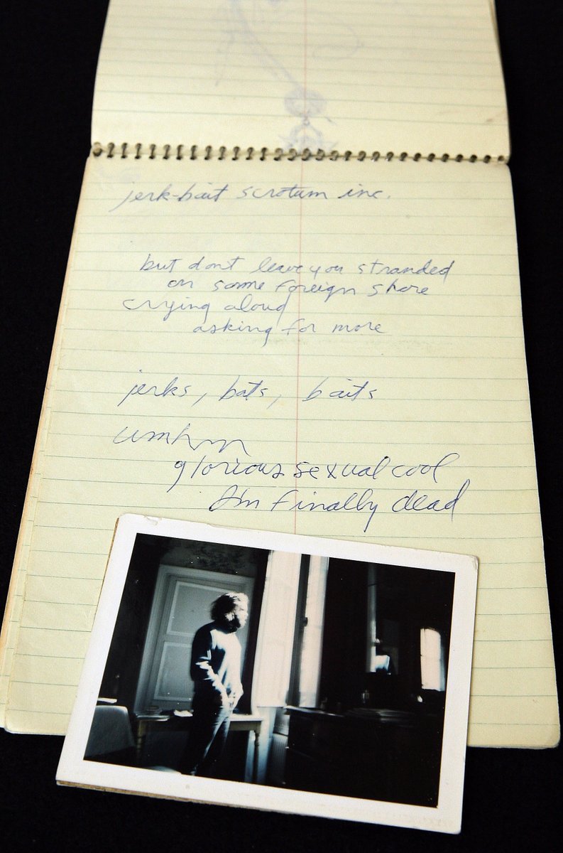 From the archives... Take a look at Jim’s notebook containing handwritten poems and photos. Photos courtesy of Getty Images.