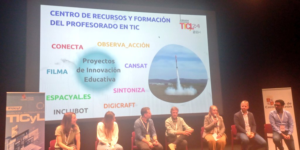 ¡Qué maravilla! 🐁📱🖥 Jornada #TICYL24 en el que homenajeamos a toda nuestra Red #COMPDIGEDU por su gran trabajo: mentores digitales, ATD CDE, maestros colaboradores, CFIE..., ponencias, talleres, PIE TIC.... 🚀