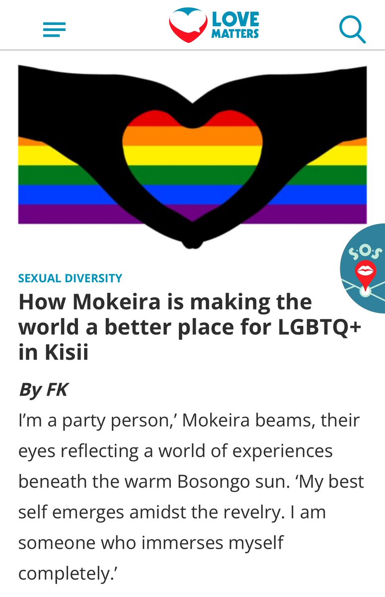 This piece has been featured by @lovemafrica Check it Out. Link: lovemattersafrica.com/sexual-diversi… #idahobit
