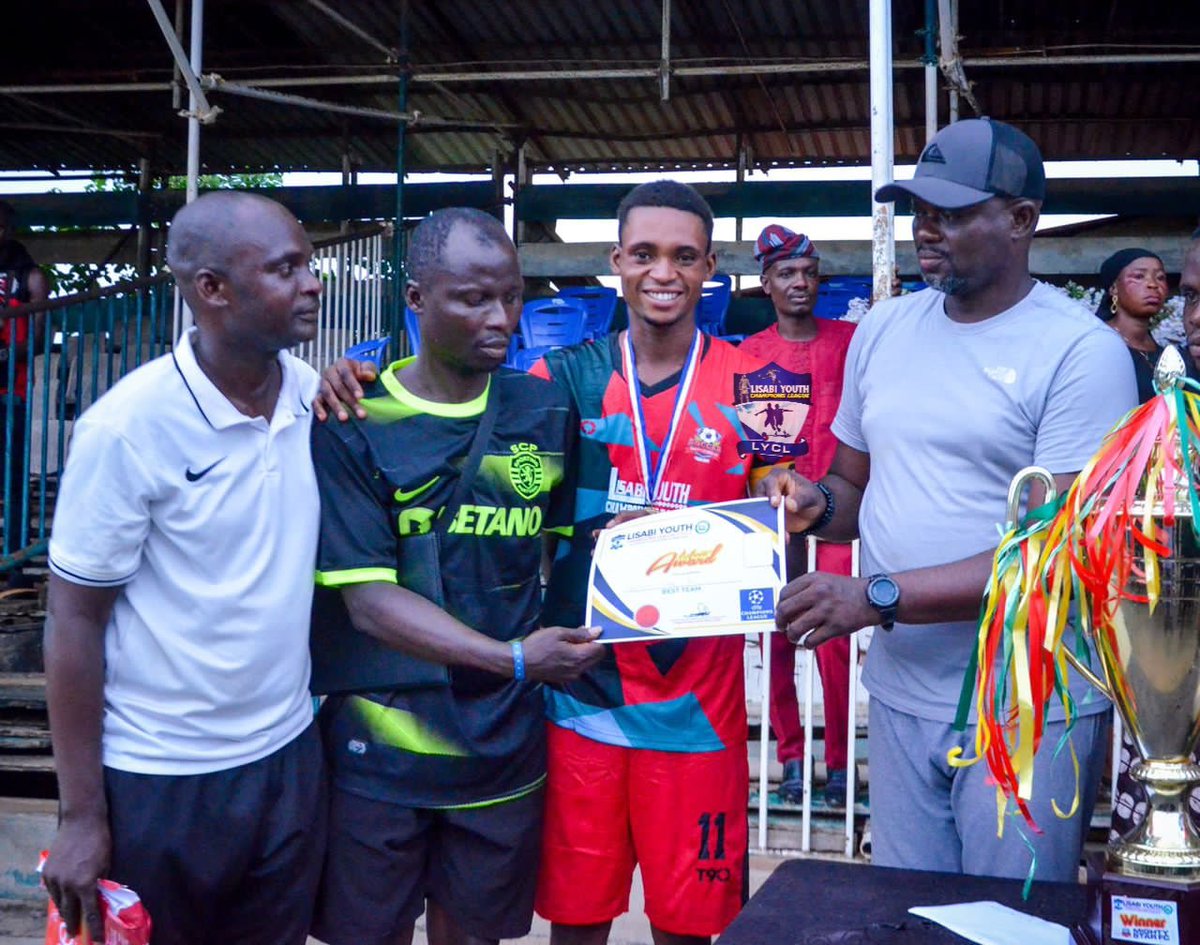 YOUTHS call ☎️📞, he picked their call, honor the YOUTHS. 

Deputy Minority Leader, Ogun State House of Assembly, Chairman House Committee on Youths and Sports,  HONOURABLE LUKMON OLAJIDE ATOBATELE at LISABI YOUTH CHAMPIONS LEAGUE 2023/24 FINAL 

#LisabiLeague24 | #letsdoitagain