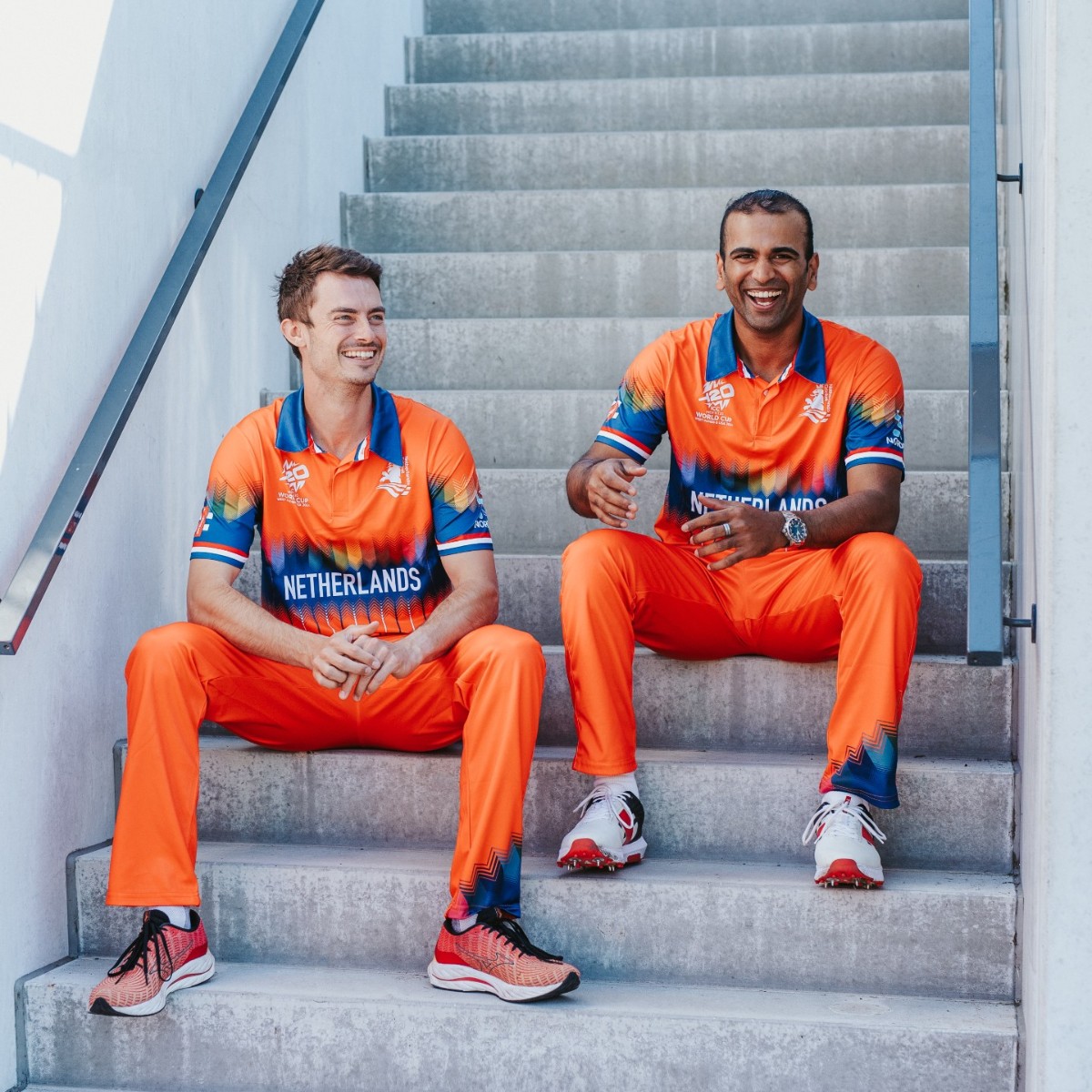 The throwback you didn't know you needed. 2024 meets 1996 with @kncbcricket's new T20 World Cup shirt #T20WorldCup #netherlandscricket #cricket #Nordek