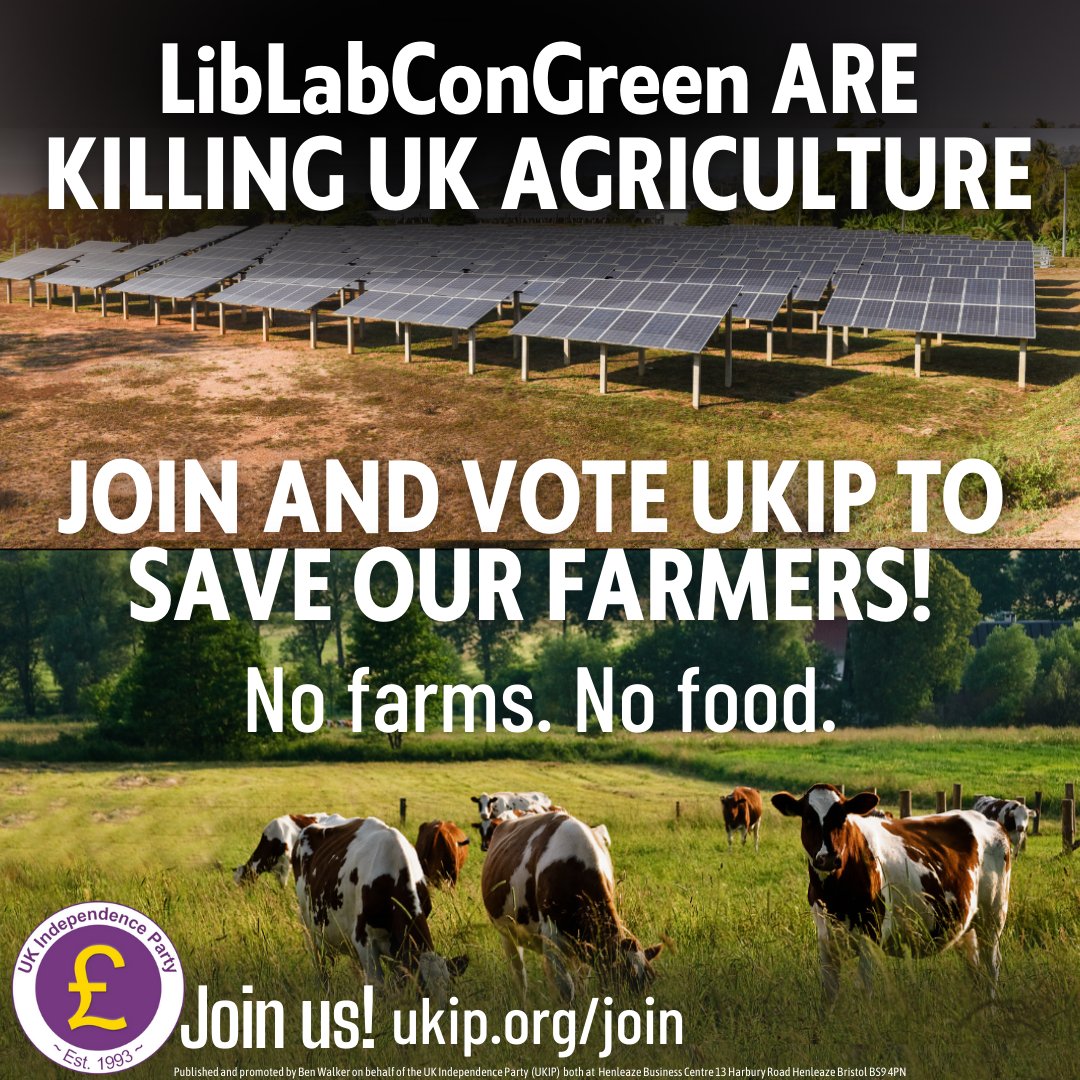 Dozy #Tory government slow to wake up again. @UKIP has been telling them this for years. Say NO to solar farms on farmland. #JoinUKIP forget the sleepy Tories.