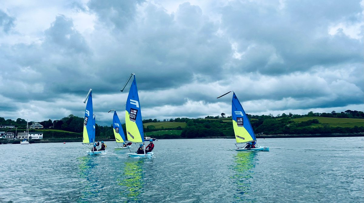 The CCF had an opportunity to demonstrate their skills this week, sailing out of Jupiter Point on the river Tamar – with winds gusting to 20 knots and the joy of an outgoing tide, there was some excitement and tension! #CCF #Sailing #RiverTamar