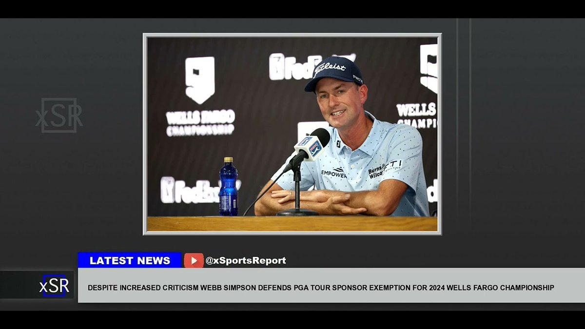 FoGOLF's tweet photo. Despite Increased Criticism Webb Simpson Defends Pga Tour Sponsor Exemption For 2024 Wells Fargo Cha
 
https://t.co/1fDisKzBSG
 
#PGAOfficialWorldGolfRanking #PGARanking #WebbSimpson https://t.co/jjLzEfSxbx