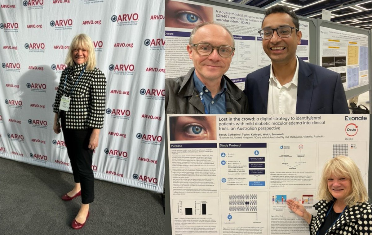 We had a fantastic time last week in Seattle for #ARVO2024!

It was great to meet experts working across all aspects of #ophthalmology. We’re grateful for the opportunity to present #clinicaltrial data on EXN407, our novel, topical therapy for diabetic #macularedema.