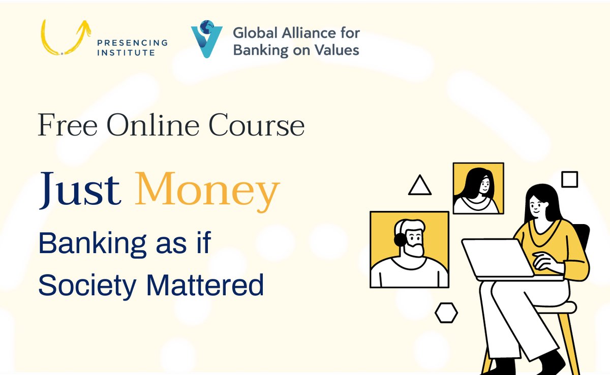 The 2024 edition of the 'Just Money' Massive Open Online Course (MOOC) is now open for registration!🎊 Organised by @MIT, this comprehensive online course dives into the world of values-based banking. 🔗 Register for free: mitxonline.mit.edu/courses/course…