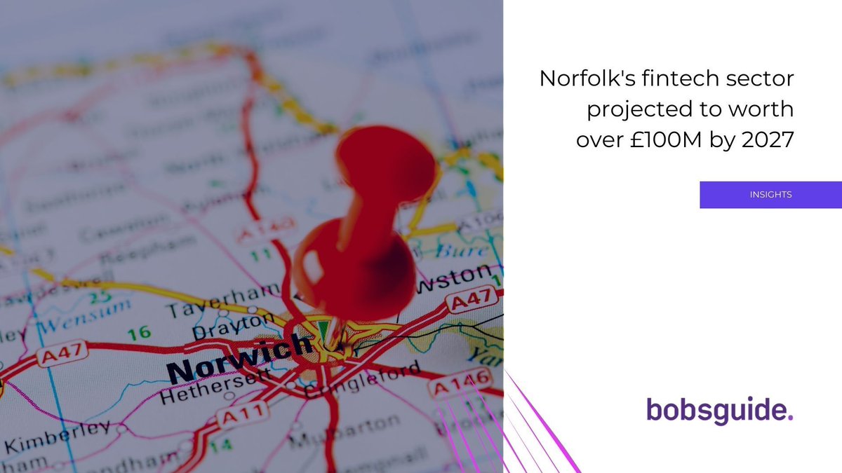 Norfolk's financial technology industry is set to surpass £100M by 2027. Exciting growth ahead for the region! #Norfolk #fintech buff.ly/4dJUEmv