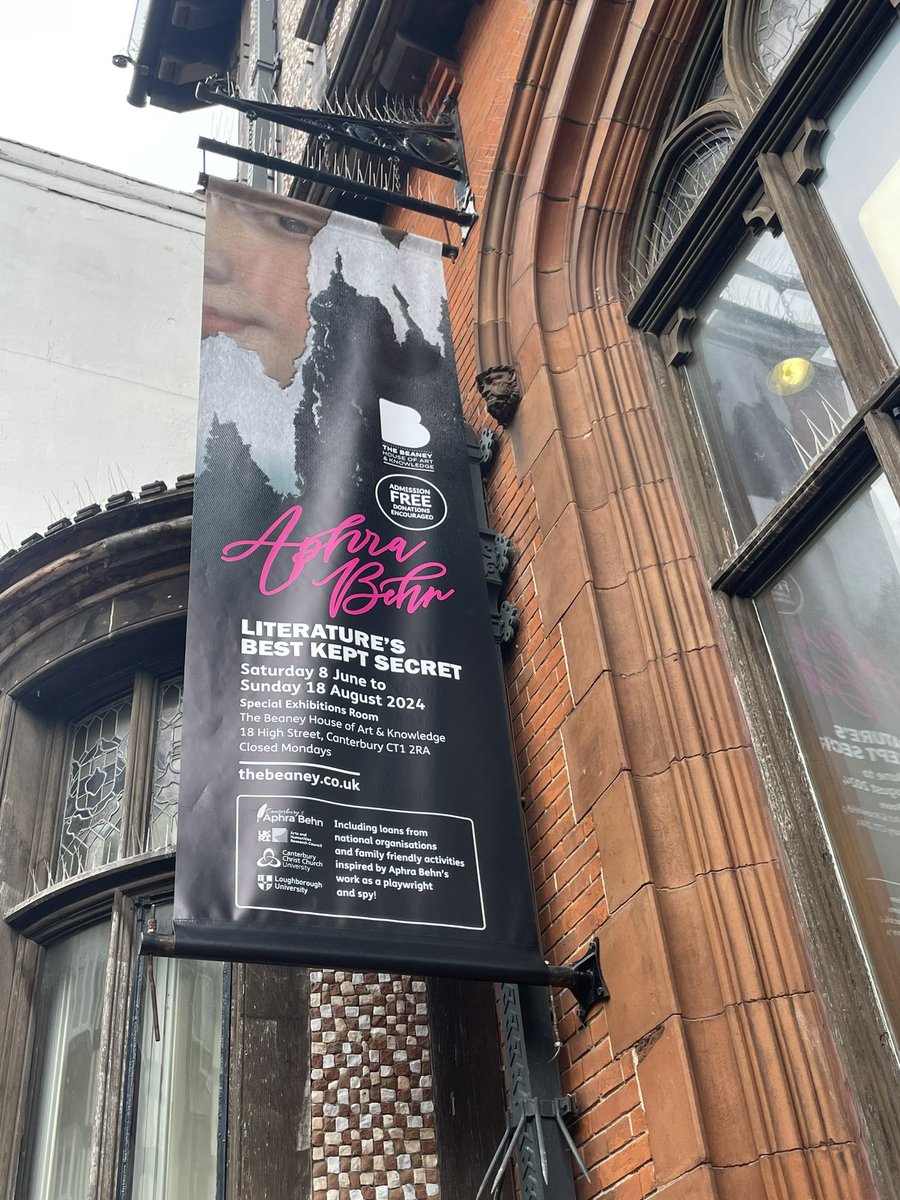A special private view of the #AphraBehn exhibition coming to Canterbury this summer is just one of the extra treats that await our conference guests. Not applied for your conference pass yet? Don’t dawdle. bit.ly/4bnx51w