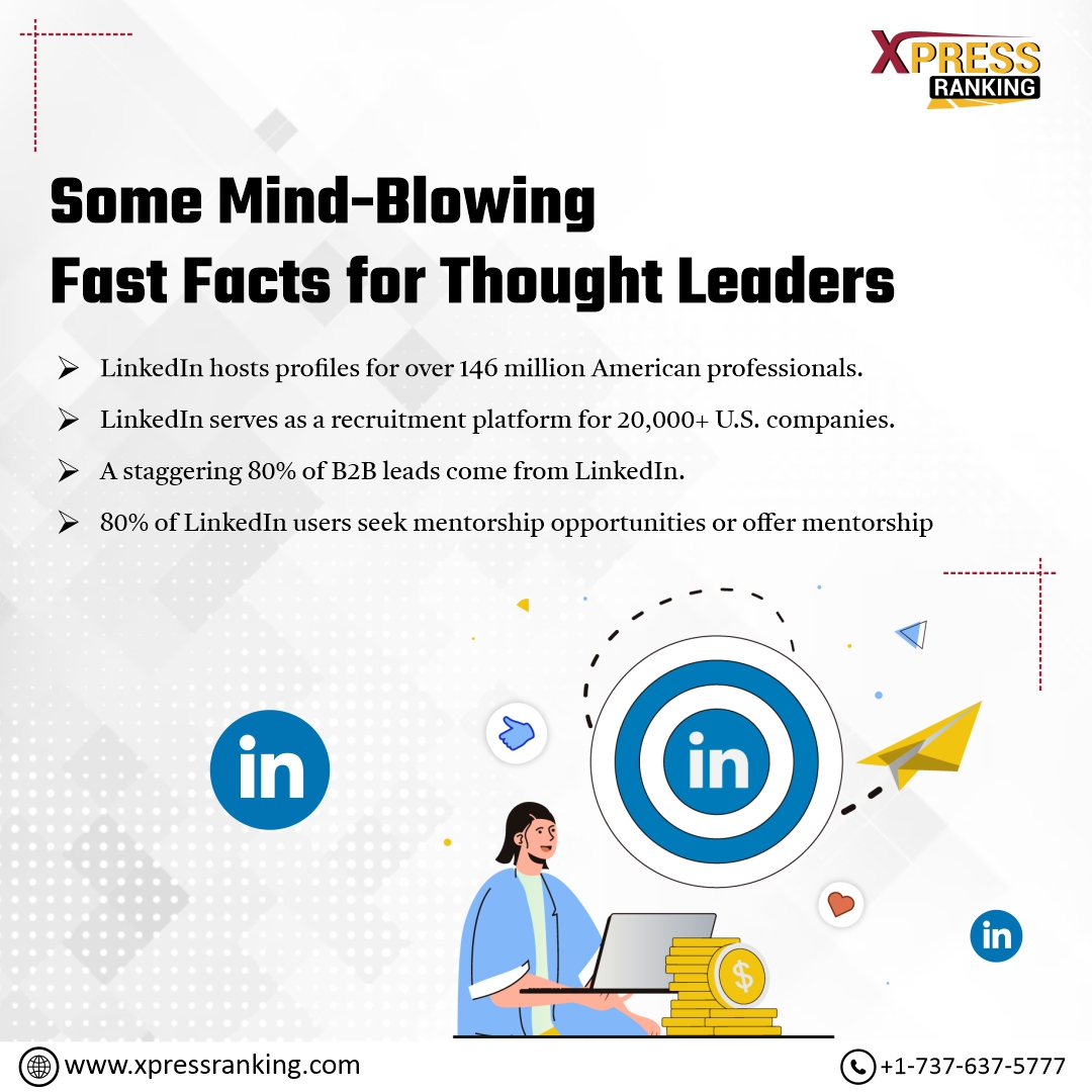 Unlock the full potential of #LinkedInmarketing with the above mind-blowing fast facts! To find out more such interesting facts, contact us today & harness the power of LinkedIn with ease! 
#linkedinmarketing #linkedintips #socialmediamarketing #growyourbusiness #KPLTechSolution