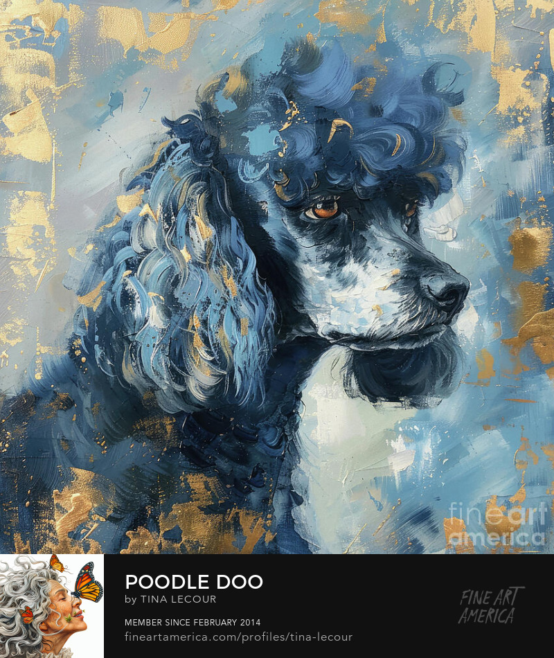 Poodle Doo...Available Here..tina-lecour.pixels.com/featured/poodl… #dog #animalover #animals #animal #wallart #homedecor #homedecoration #interiordecor #interiordesigner #giftideas #poodle #gifts #giftsforher #greetingcards #dogs #animallover #gift #wallartforsale #artprints #paintings