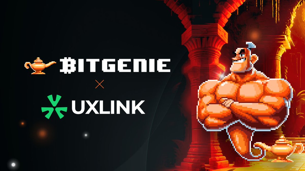 BitGenie has partnered with @UXLINKofficial, a cutting-edge Web3 social platform bringing real-world connections to life in real-time To celebrate, we’re giving away 5 Frens WL + 20 LINK NFTs WL! Enjoy a freemint on us!🎁🧞‍♂️ 🔮 Whitelist holders get: · $UXLINK token airdrops ·