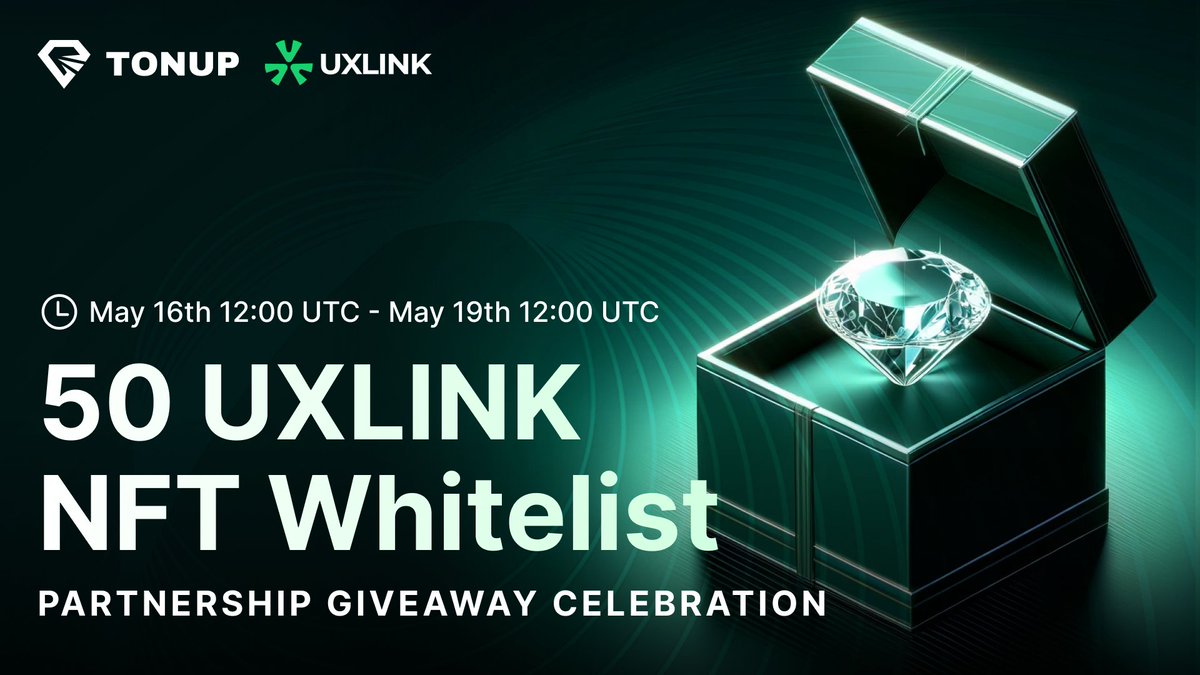 TonUP.ton ๐ (@tonup_io) on Twitter photo ๐ In celebration of the partnership between <a href="/TonUP_io/">TonUP.ton ๐</a> and <a href="/UXLINKofficial/">UXLINK</a>, we're thrilled to offer an exclusive giveaway.
๐ 50 UXLINK NFT Free Mint spots up for grabs.๐ช
๐ Complete the tasks now to secure your spot on the Whitelist: giveaway.com/en/kvbB9JVyztz
Don't let this ๐ In celebration of the partnership between <a href="/TonUP_io/">TonUP.ton ๐</a> and <a href="/UXLINKofficial/">UXLINK</a>, we're thrilled to offer an exclusive giveaway.
๐ 50 UXLINK NFT Free Mint spots up for grabs.๐ช
๐ Complete the tasks now to secure your spot on the Whitelist: giveaway.com/en/kvbB9JVyztz
Don't let this