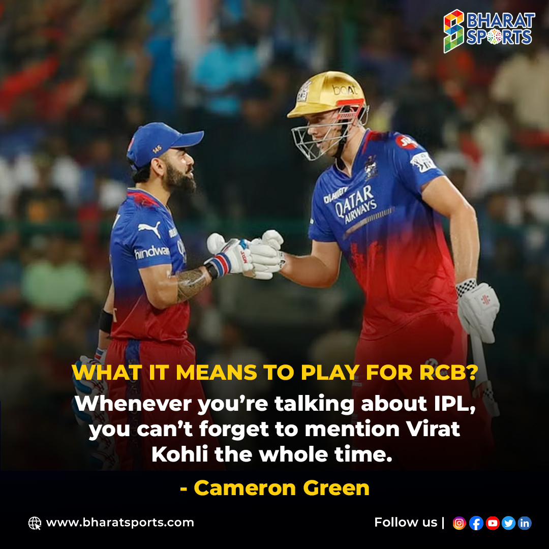 Throwback to unforgettable moments with RCB's powerhouse duo - Cameron Green and King Kohli! 🏏💥 Loved every minute on the field with these legends. #RCB #IPL2024 #T20Cricket #Cricket #KingKohli #CameronGreen 🤝