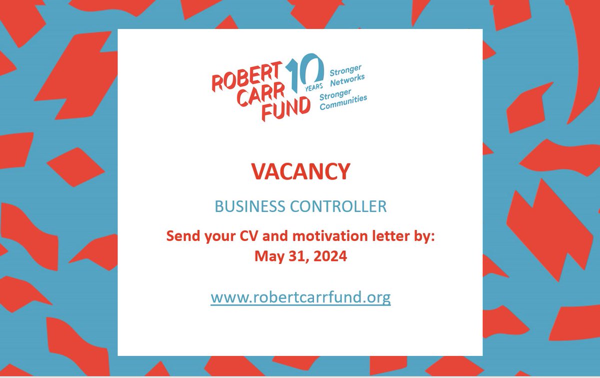 💼We are #Hiring! Are you experienced in financial planning, analysis, budgeting and reporting? Are you committed to supporting #communities we work with? Apply for Business Controller at @RobertCarrFund and @Aidsfonds ⌚️Deadline: May 31, 2024 ⚙️bit.ly/4alPqL2