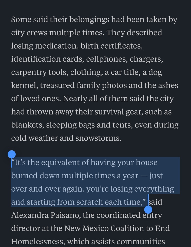 “It’s the equivalent of having your house burned down multiple times a year — just over and over again, you’re losing everything and starting from scratch each time”