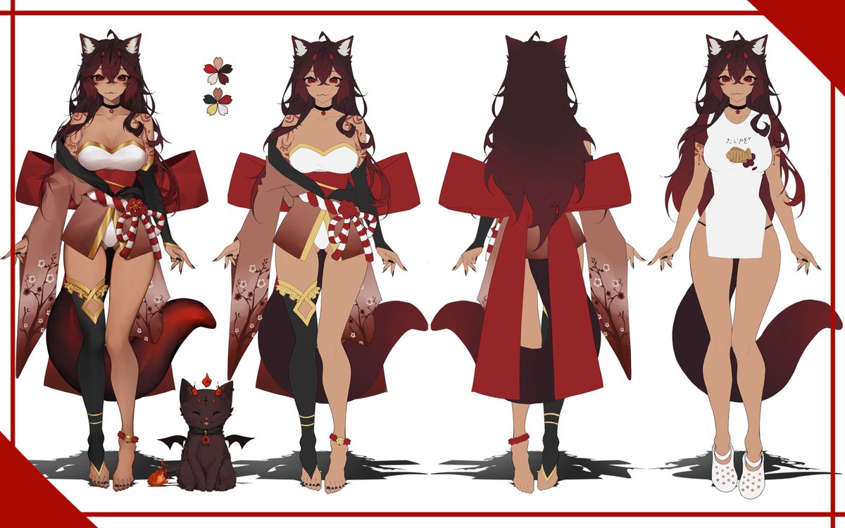 The time has come~ I finally have a character sheet so let me introduce myself

Hallo, my name is Luieya but you can call me Loo. I’m a 3rd seat demon lord who is evading the responsibilities and relieving myself from boredom by playing games and streaming. Tamed from his