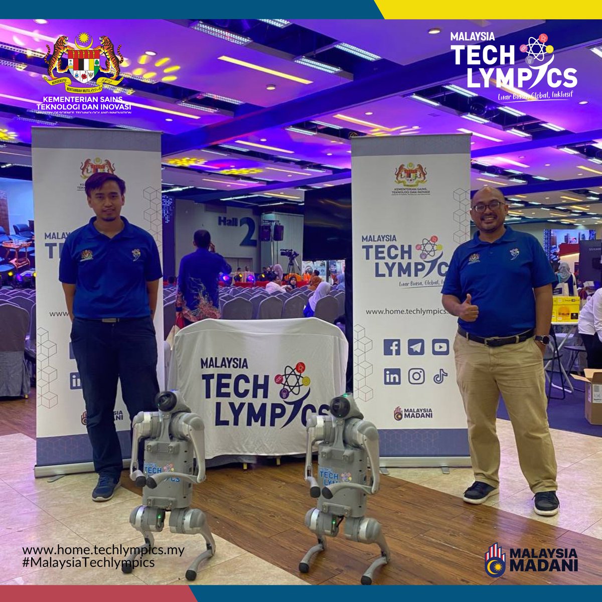 MyTechlympics's tweet photo. Malaysia Techlympics sentiasa menyokong inisiatif-inisiatif Kementerian Pendidikan Malaysia (KPM) dalam melahirkan murid yang celik digital.

"Guru Jauhari Digital, Aspirasi Negara MADANI"

#HariGuru2024 #sambutanhariguruperingkatkebangsaan #luarbiasa #MalaysiaMadani #7terasKPM https://t.co/ZYkstjLxPI