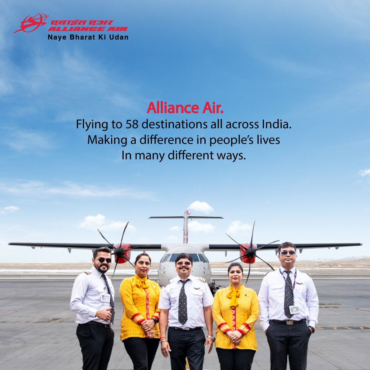 We thank the passengers of that plane who also contributed to saving those lives by waiting patiently. For bookings- allianceair.in/book or please contact +91-4442554255 or +91-4435113511 #Explore #Travel #YourWindowToIndia #aviation #didyouknow #organs #organdonation