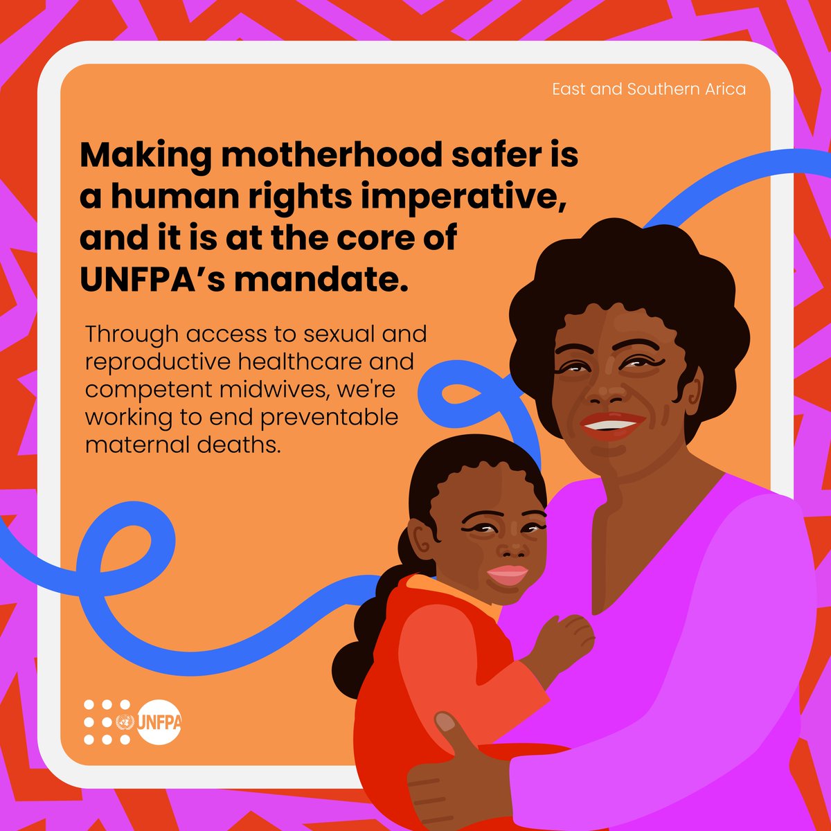 UNFPA is on a mission 🚀 to strengthen health systems, train healthcare workers, and provide access to reproductive health services. Together, let's empower mothers and make pregnancy and childbirth safe for all. #MaternalHealth #UNFPA