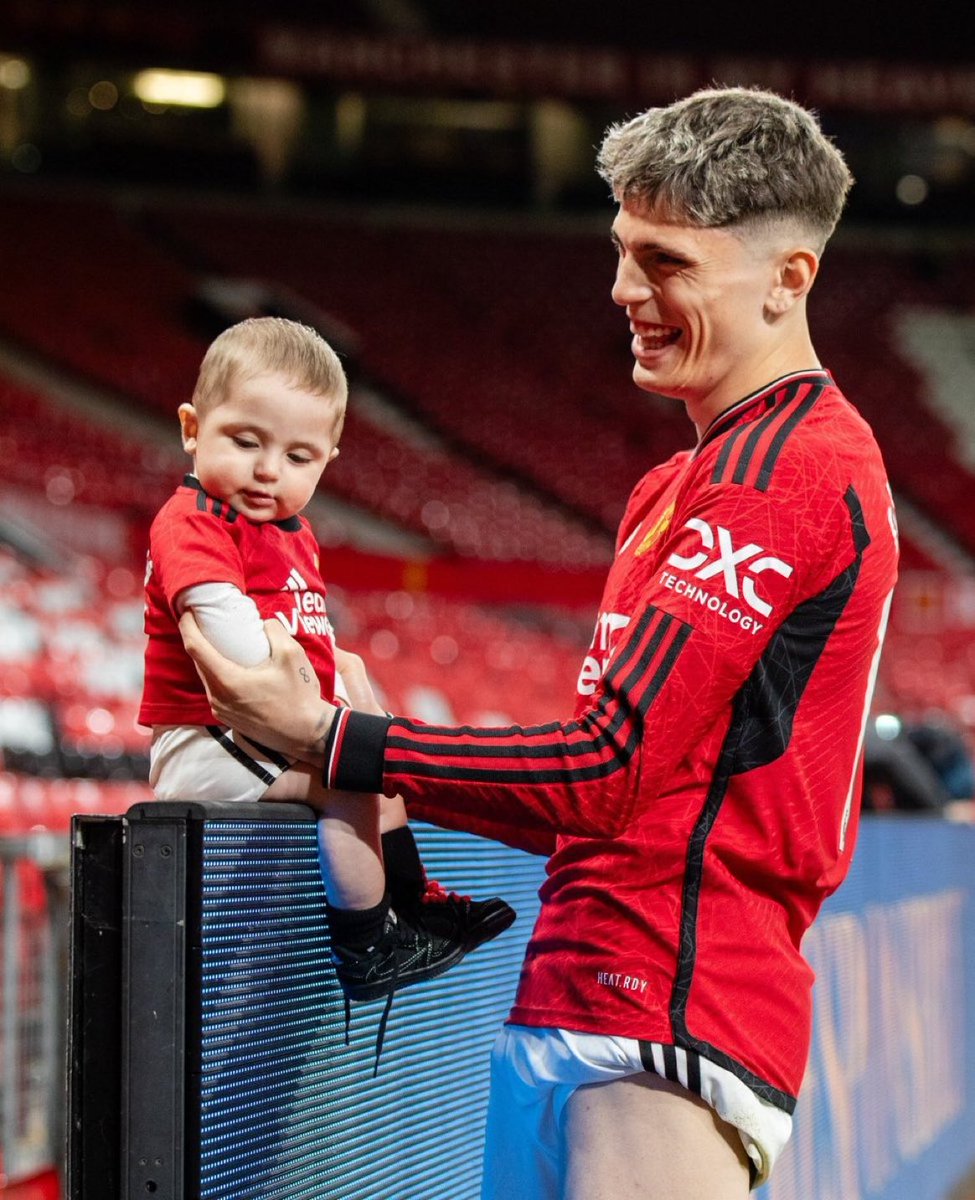 Garnacho and Enzo at Old Trafford ❤️