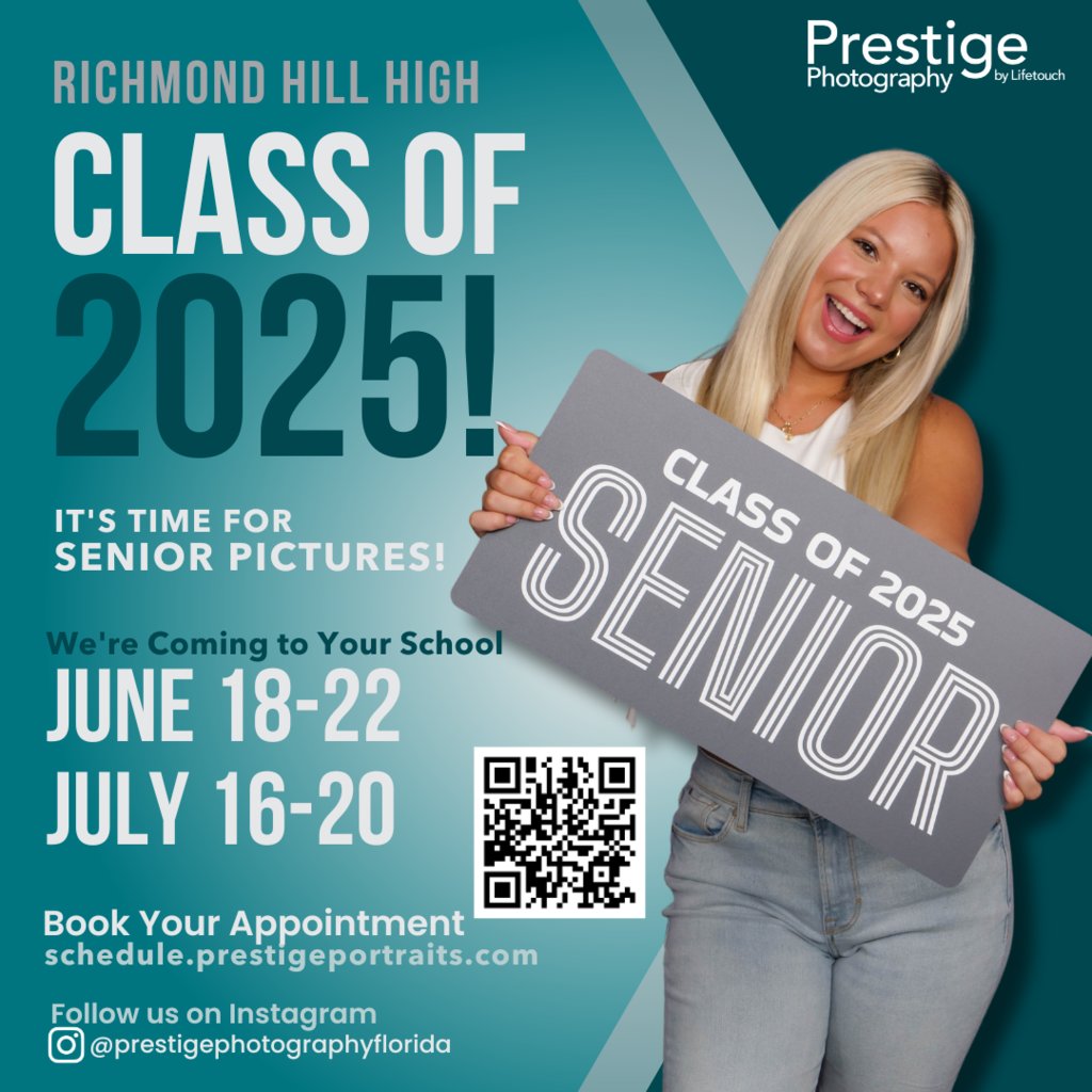 Class of 2025! Book your Senior Portraits now!