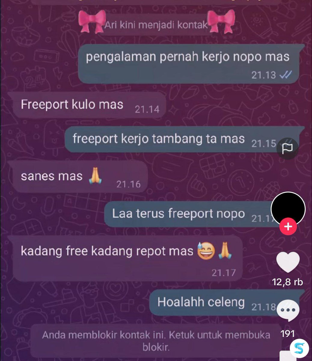 baru ngerti -rek freeport onok kepanjangan e🙏   ib: tiktok