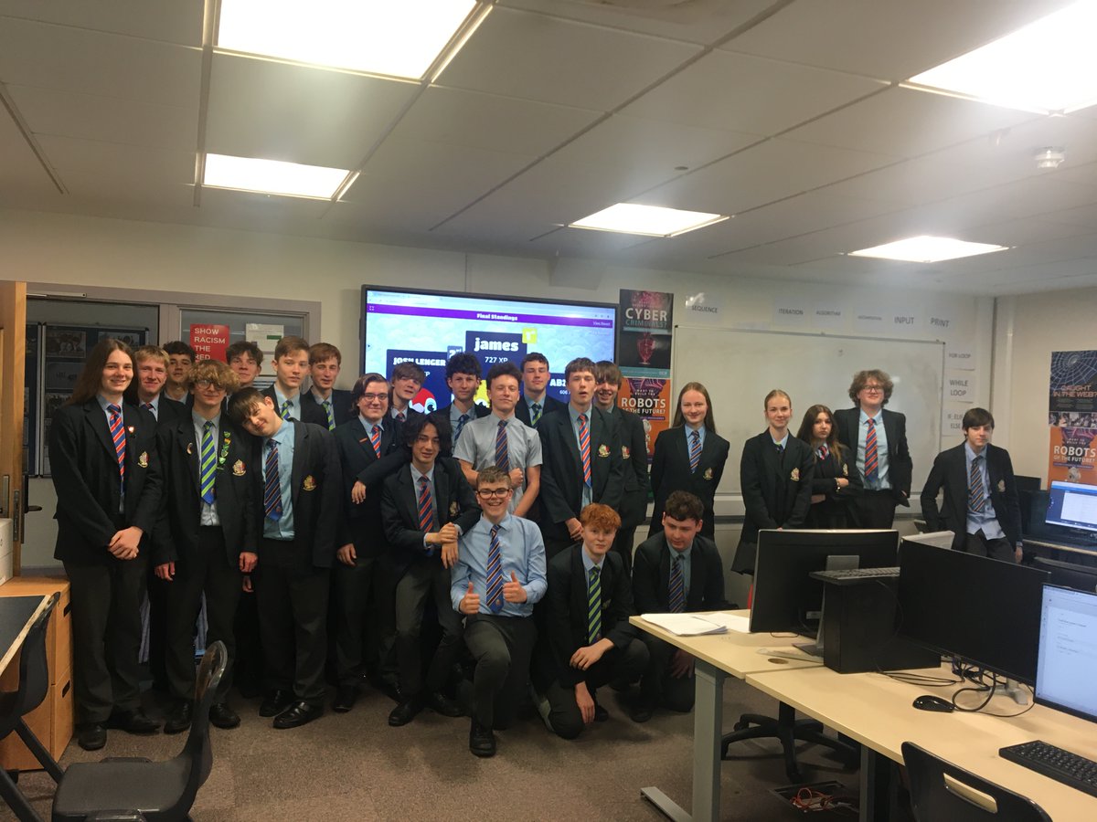 KingsCSITBUS's tweet photo. Good luck Year 11 in your Computer Science exams. You have been a brilliant class to teach. Lots of happy memories @KingsSchoolOSM https://t.co/hSYeDKp5Ye
