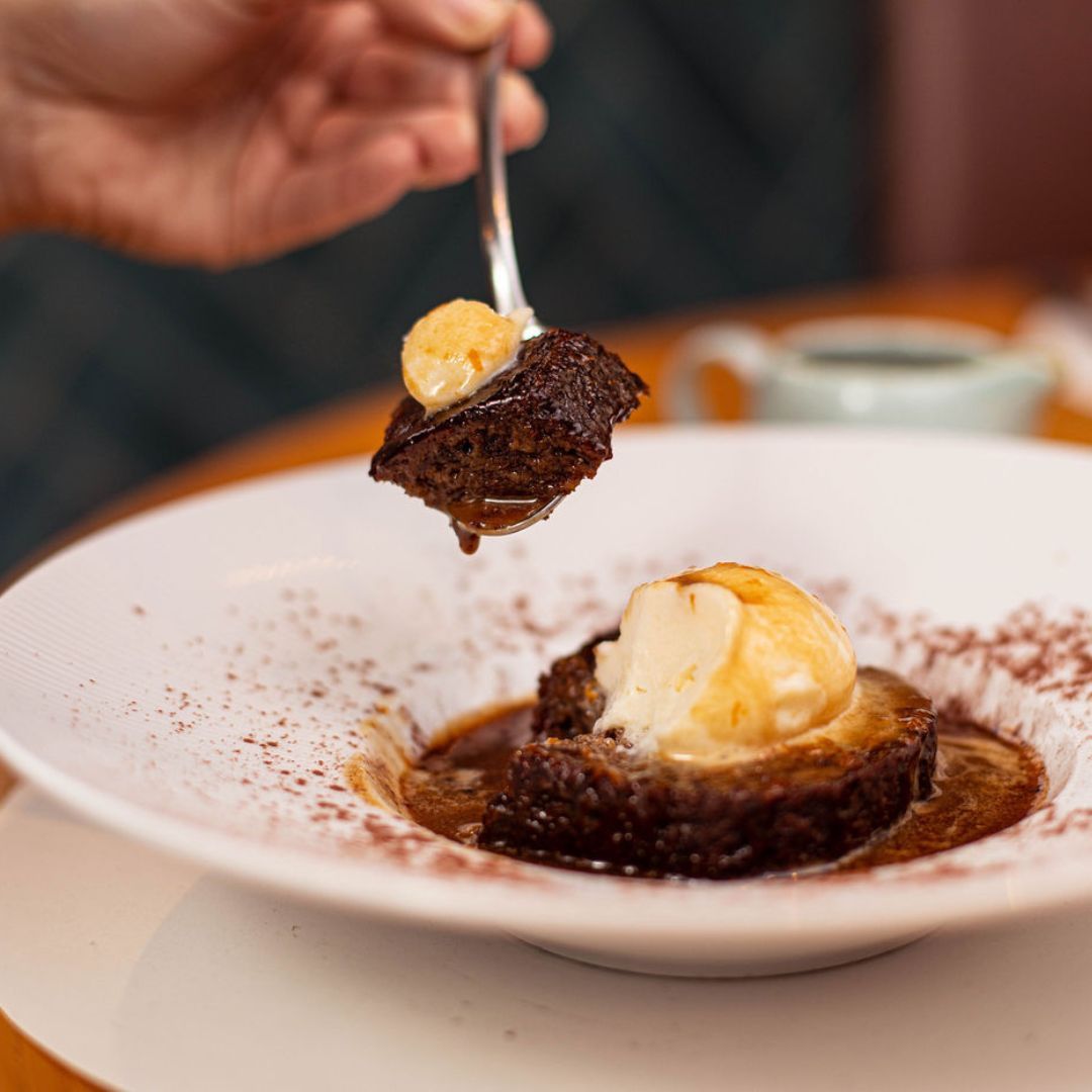 Sticky Toffee Pudding, Madagascan vanilla ice cream, whisky butterscotch 🙌  Hands up if you've got a sweet tooth. Online bookings > buff.ly/3qVrFVW #desserts #dessert #sweets #homemade #sweettooth #icecream #foodblogger #dessertlover #gambaglasgow #stickytoffeepudding 🍰