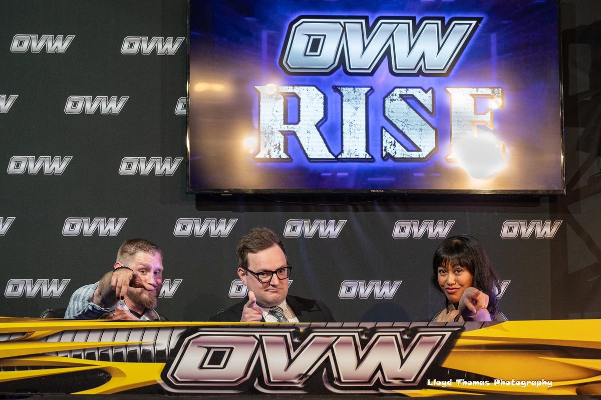 Tonight, we #RISE! 🎙️ OVW: RISE is LIVE each Thursday 7pm ET. OVWrestling.com for tix or watch on OVW’s YouTube youtube.com/@OVWTV?si=u1dP… and on @FiteTV. Huge show tonight!! @ovwrestling @BryanKennison @JoshAshcraft #OVW #OVWRISE #OVWLive