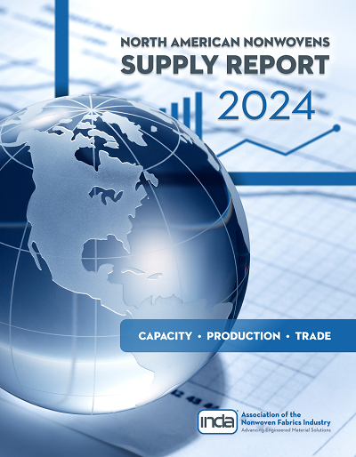 INDA announced the publication of its annual North American Nonwovens Supply Report. This report provides a view of the #nonwoven materials supply including key metrics of #capacity, #production &amp; #operating rates &amp; regional #trade through 2023. See more: bit.ly/4ahDaLq