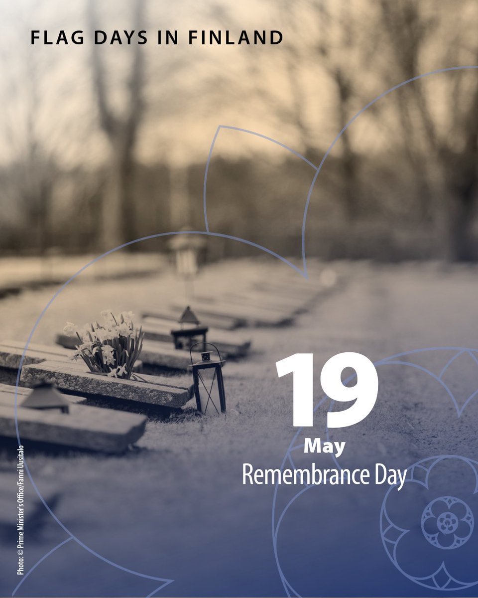 In memory of the fallen.🕯️

Today is Remembrance Day. 🇫🇮

On the third Sunday of May, we remember those who have fallen in our nation’s wars. 

Remembrance Day is a day commemorating all those who have died in or following wars on Finnish territory or involving Finland. ⁣