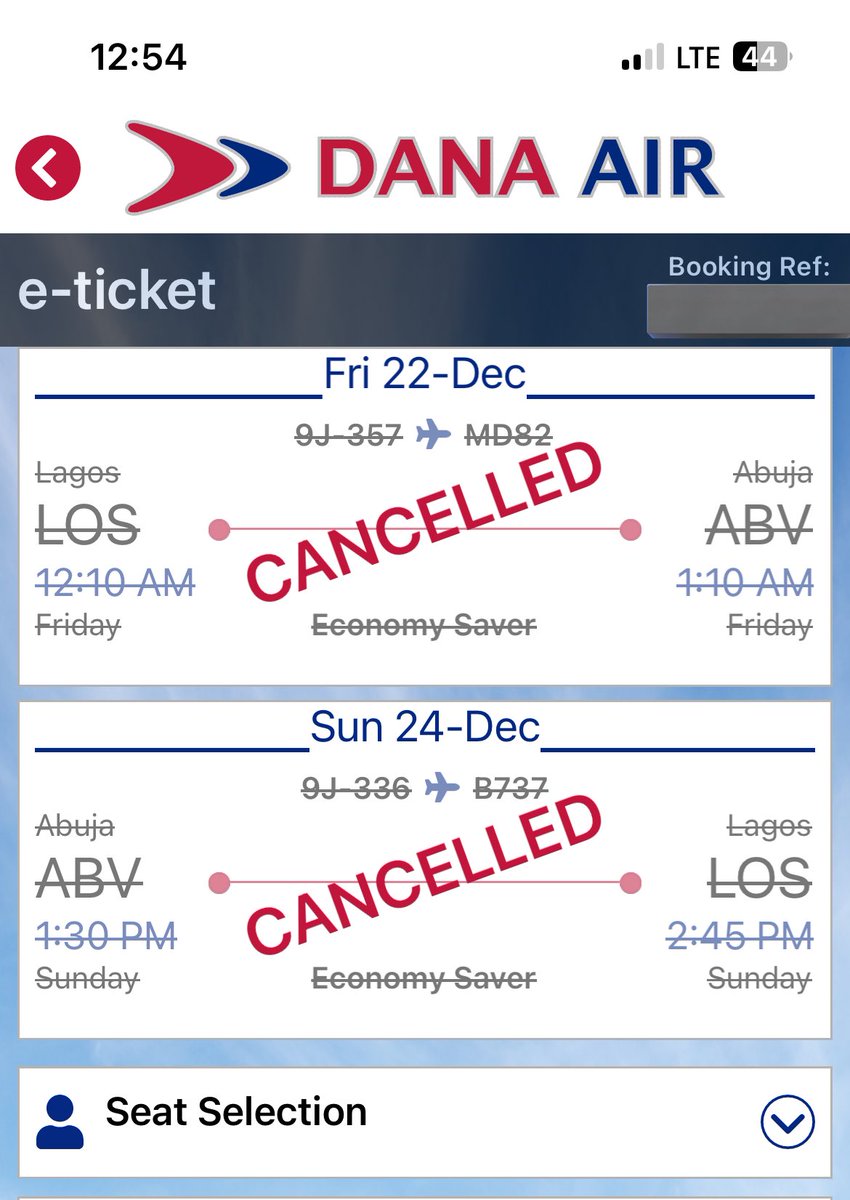 Since 22December 2023 no refund @DanaAir