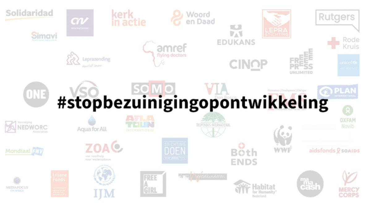 Deze tijd vraagt om investeringen in wereldwijde stabiliteit, gezondheid, vrede & veiligheid. Ook in het belang van Nederland. De enorme bezuinigingen op #ontwikkelingssamenwerking in het #regeerakkoord zijn daarom een kortzichtige stap achteruit. Lees: partos.nl/nieuws/enorme-…