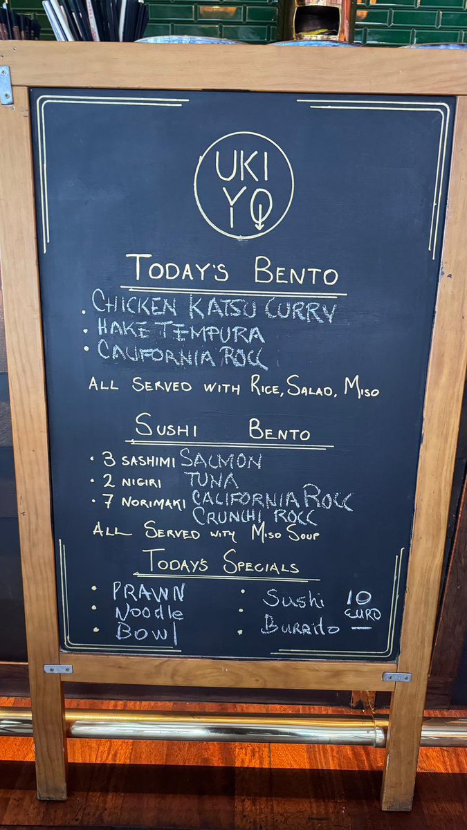 Thursday Bento €15 1-6pm #lunch