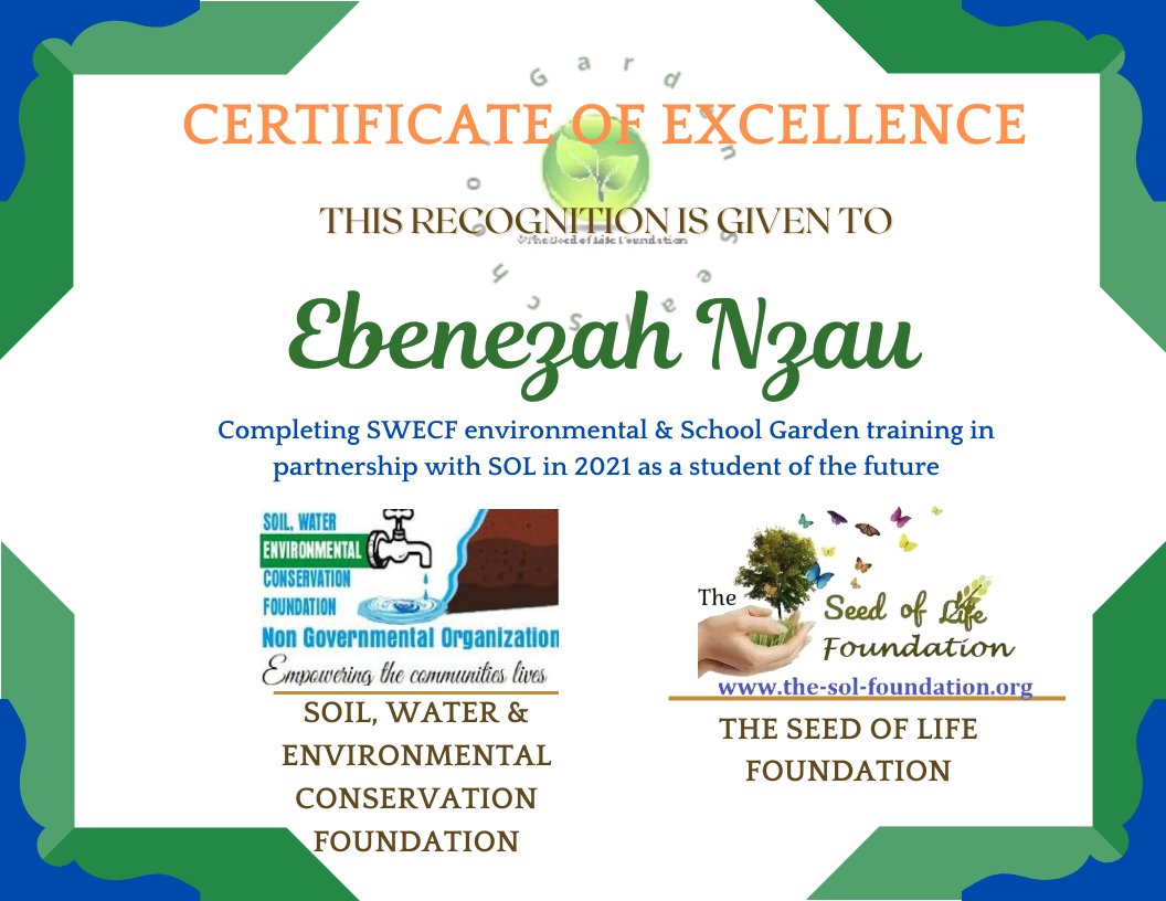 Kenya 🇰🇪
Congratulations for completing The School Garden education and planting trees. Keep up the amazing work!!
Empowering communities with @the_solf_org  collaborating with @SoilWaterEnvir2

** Please note that the above events have already taken place.
#plantingtrees #plant