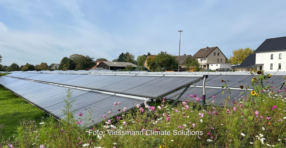 Solarserver's tweet photo. Solarthermie in der Fernwärme: Stadtwerke Stralsund bauen Solarheizwerk: Eine der größten Solarthermie-Anlagen Deutschlands wird in Stralsund gebaut. Ab 2025 soll das Solarheizwerk 11 GWh Wärme für das städtische Fernwärmenetz produzieren. Foto:… https://t.co/B5D4jS4BSk https://t.co/avgr3a12H7