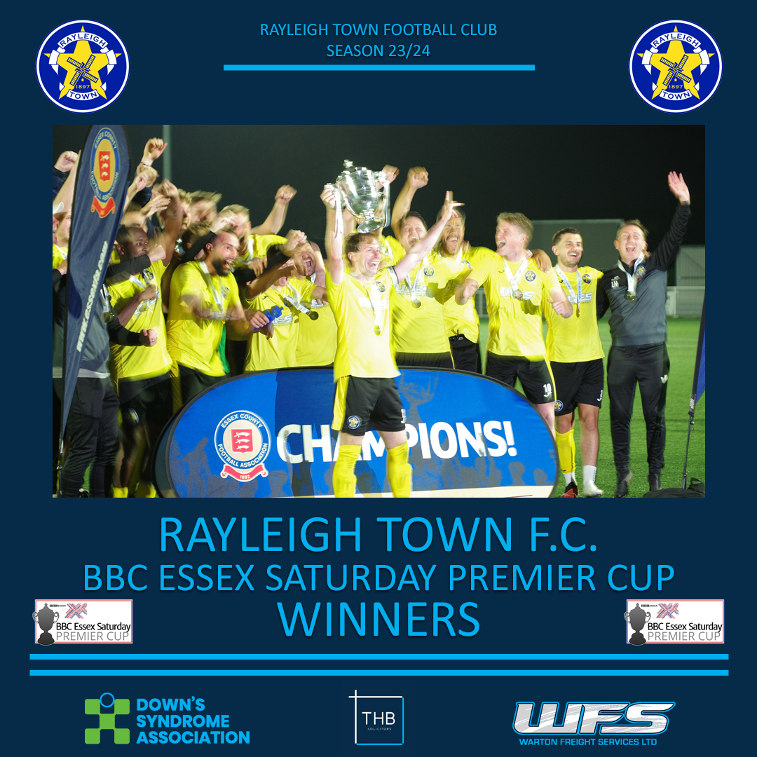 RayleighFootie's tweet image. Congratulations to all at Rayleigh Town on a fantastic season, All the Management, Players, Supporters, and committee, you are now DOUBLE WINNERS! How good does that sound?
@eofl @RayleighTownFC1 @NonLeagueCrowd @EssexCountyFA