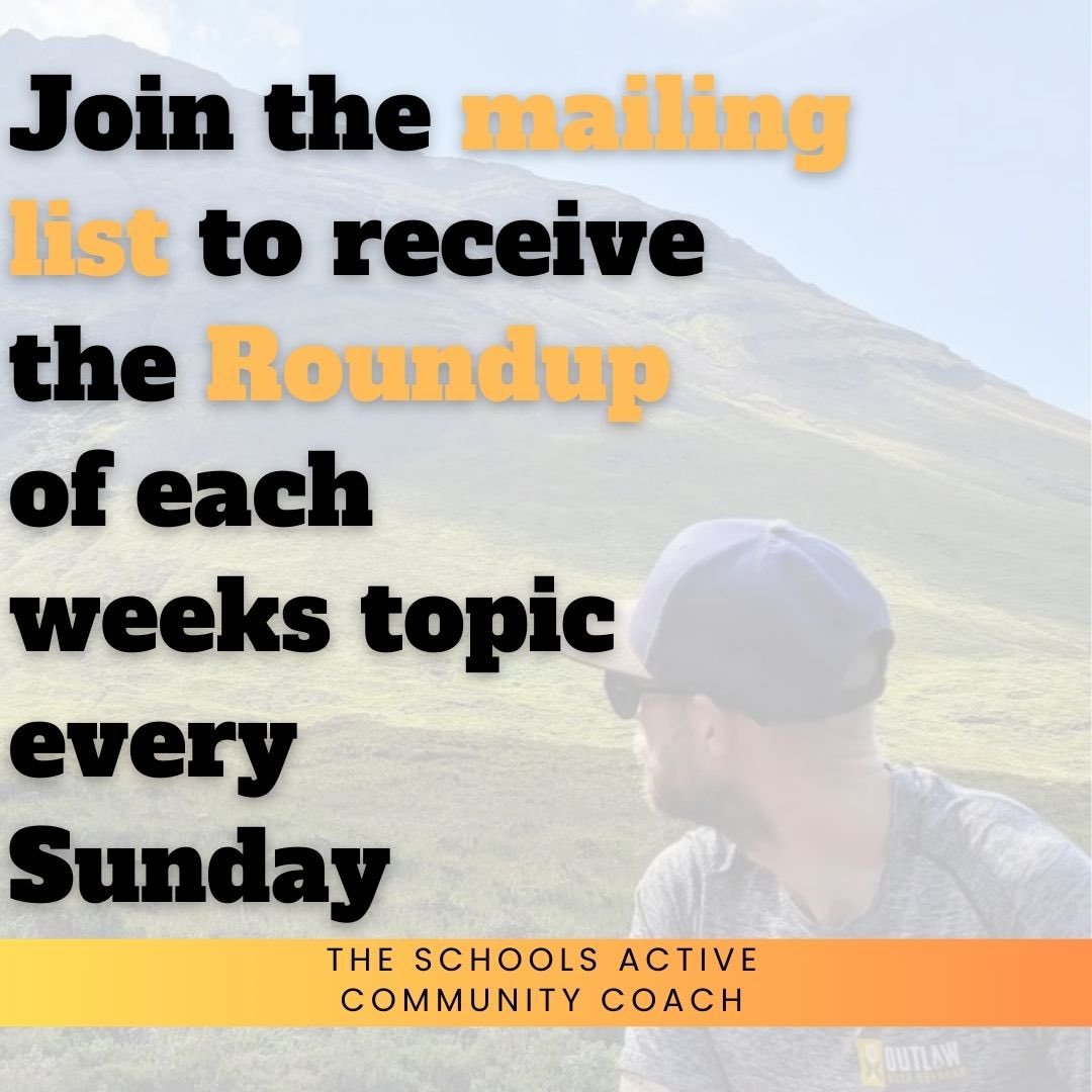 Having a strong active ethos 
means supports/promoting active options available outside of your school, so this includes community clubs

If you have active groups within your community, reach out to them &amp; begin to build a network to support one another!

#educhat #schoolleaders