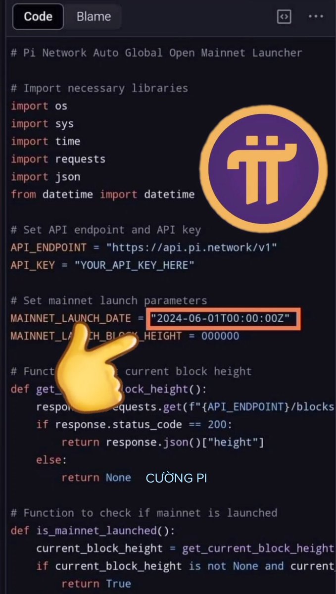 Pi Open Mainnet 
01/06/2024
🙋 Có không mọi người ơi. ?

#pi #kycpi #tintucpi #pimainet #pichainmall #binance #eth #bitcoin