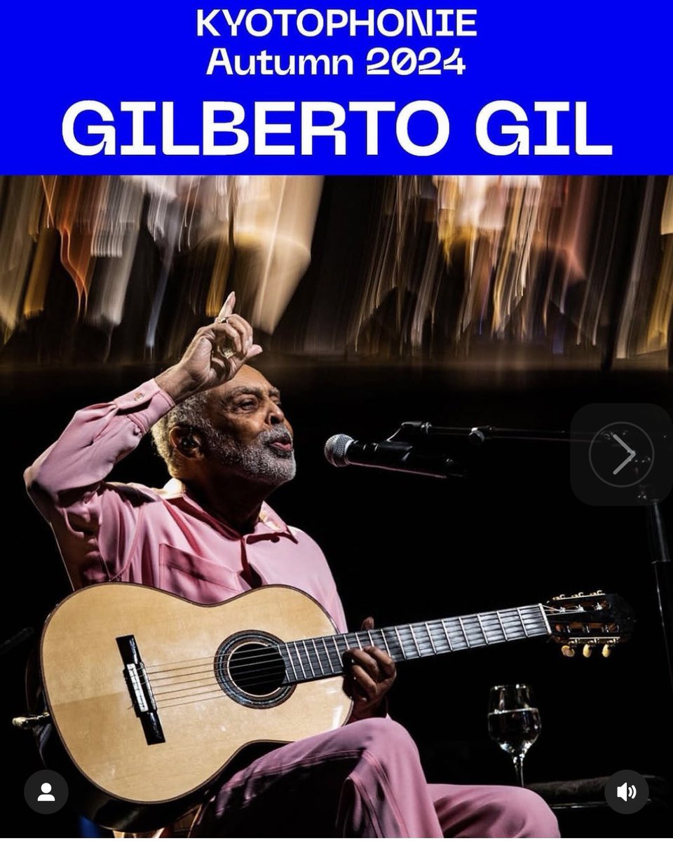 Estou vivendo um sonho ! Depois de #MarisaMonte em #Tokyo, vem aí @gilbertogil em #Kyoto. Amo vocês @kyotophonie. 🥰