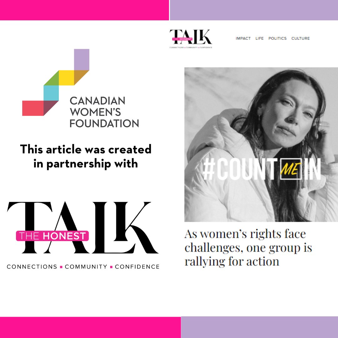 Gender equality isn’t just a lofty ideal – it’s an achievable reality. Suzanne Duncan, VP at the @cdnwomenfdn shared this thought with @_TheHonestTalk in a recent discussion about our initiatives, such as #CountMeIn, #SignalforHelp and more: ow.ly/a4QK50RHuoj